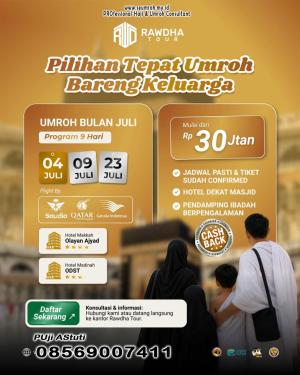 Umroh Bareng Keluarga Juli 2026