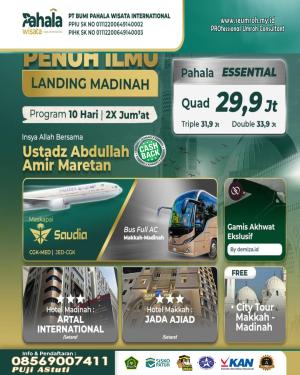 Umroh Bulan Agustus 2026 Essential Penuh Ilmu
