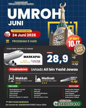 Umroh Hemat Juni 2026