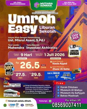 Umroh Liburan Sekolah Juli 2026