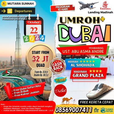 UMROH PLUS CITY TOUR DUBAI 22 OKTOBER 2024